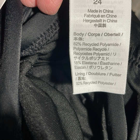 J Crew Ruched Sweetheart 1 Piece Swimsuit Plus Black Sz 24(3X) NWT - Picture 9 of 9